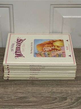 The Talking Mother Goose Fairy Tales Lot Of 7 Books Only Worlds Of Wonder Vtg